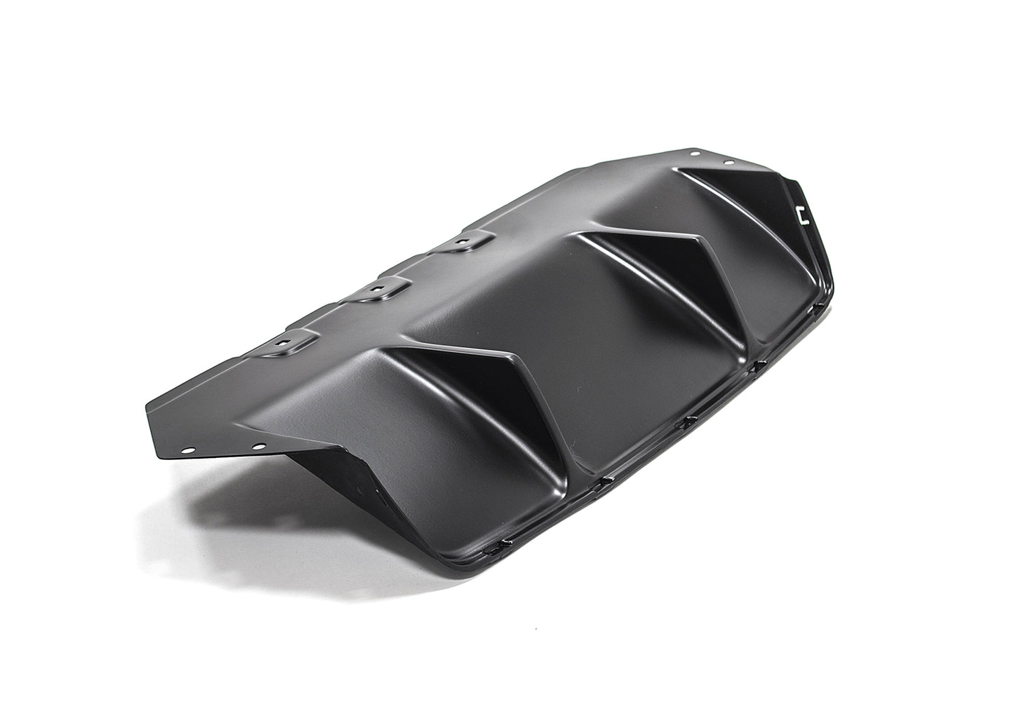 black diffuser with white sticker