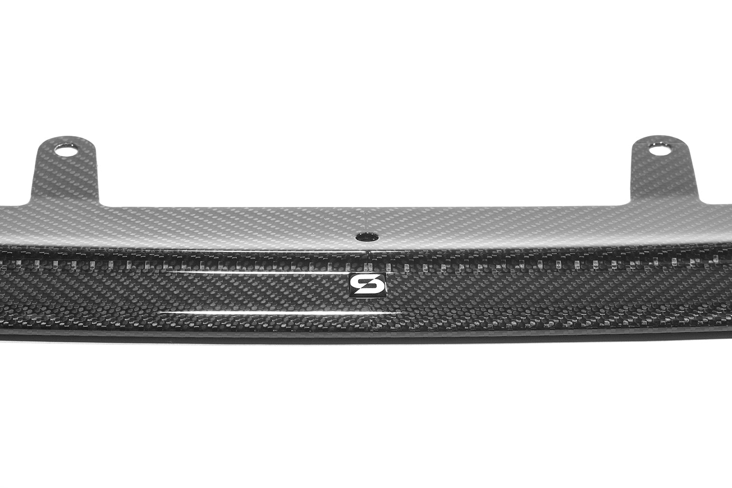 black splitter on white background