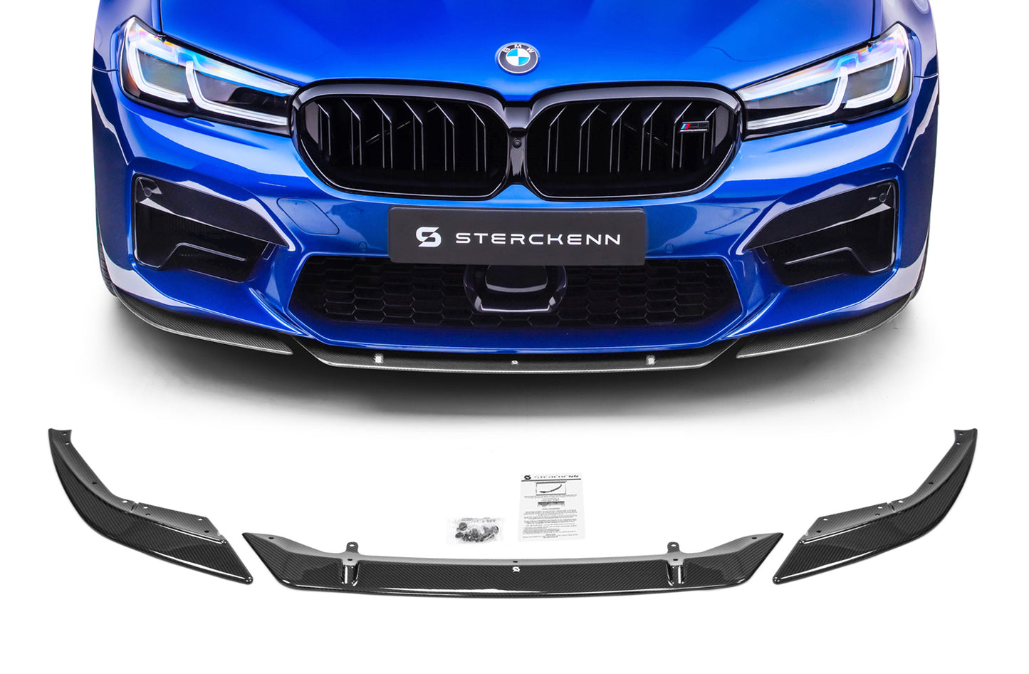 BMW M5 (F90) LCI Frontsplitter van Koolstofvezel