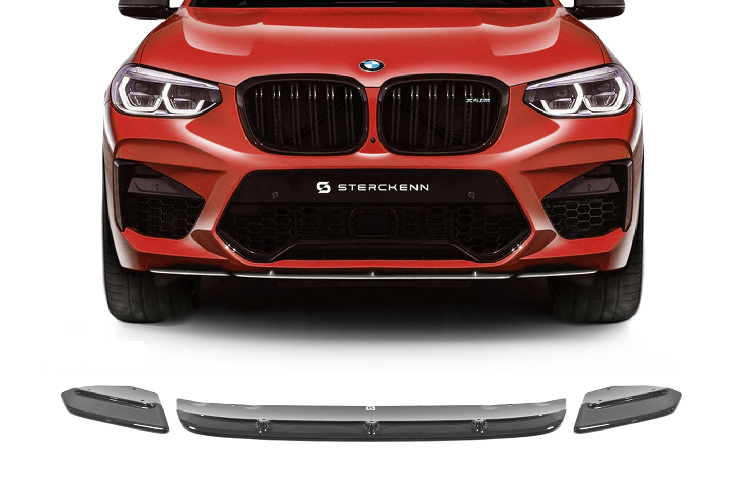 BMW X3M (F97) Frontsplitter van Koolstofvezel