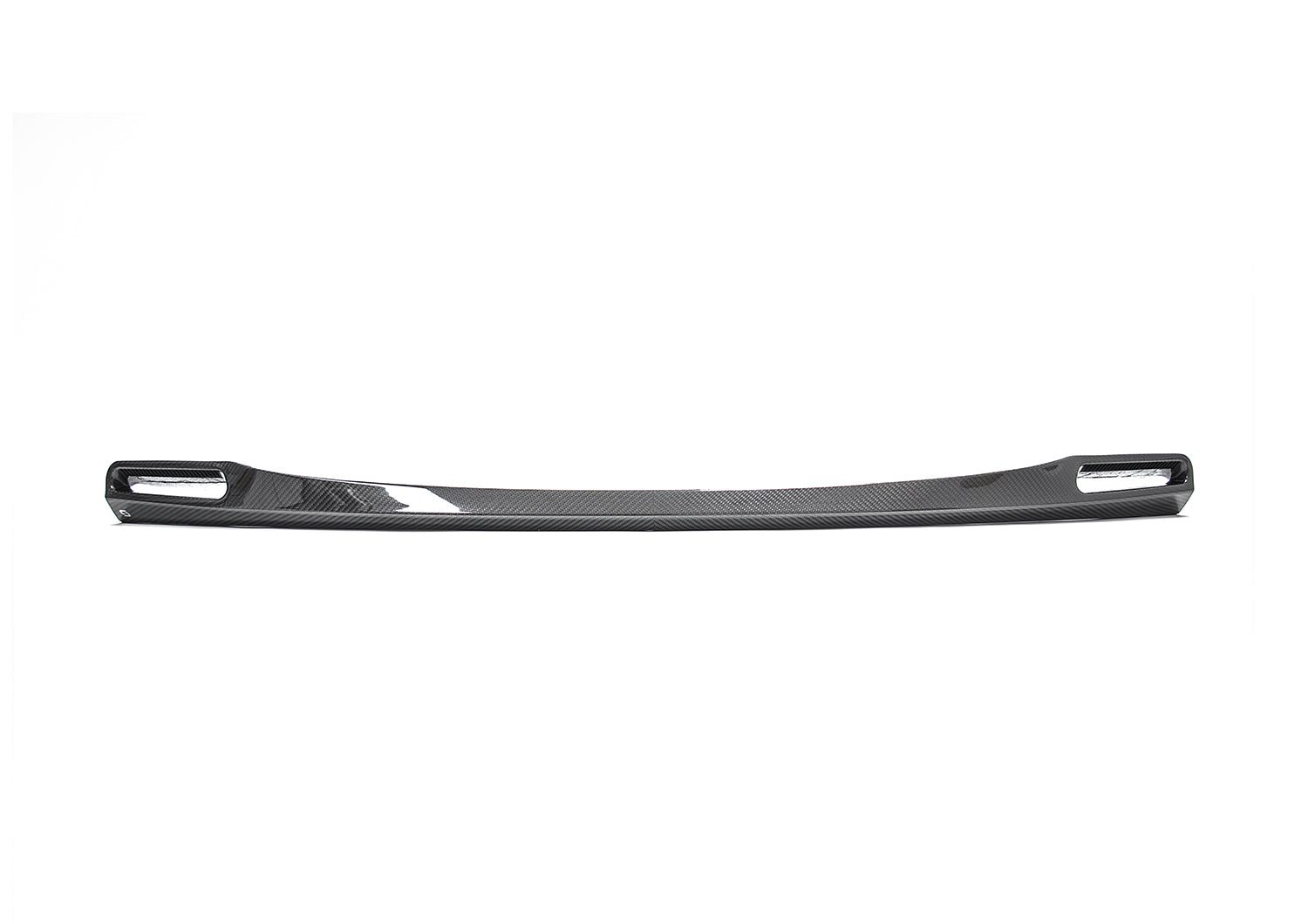 black, glossy splitter on white background