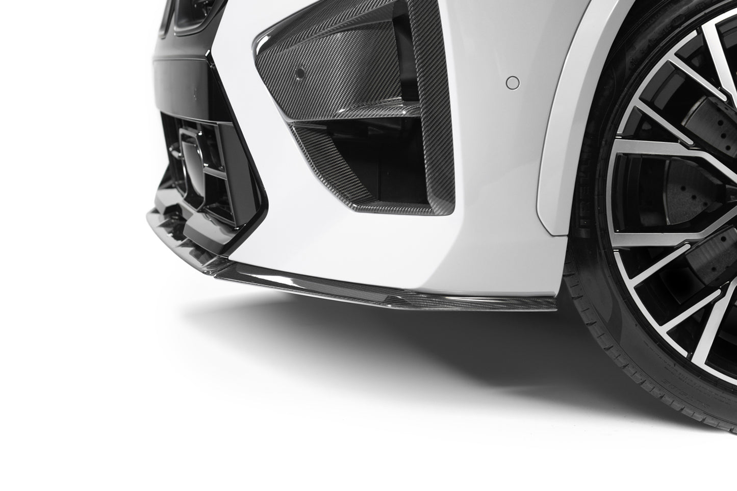 BMW M5 (F90) LCI Frontsplitter van Koolstofvezel