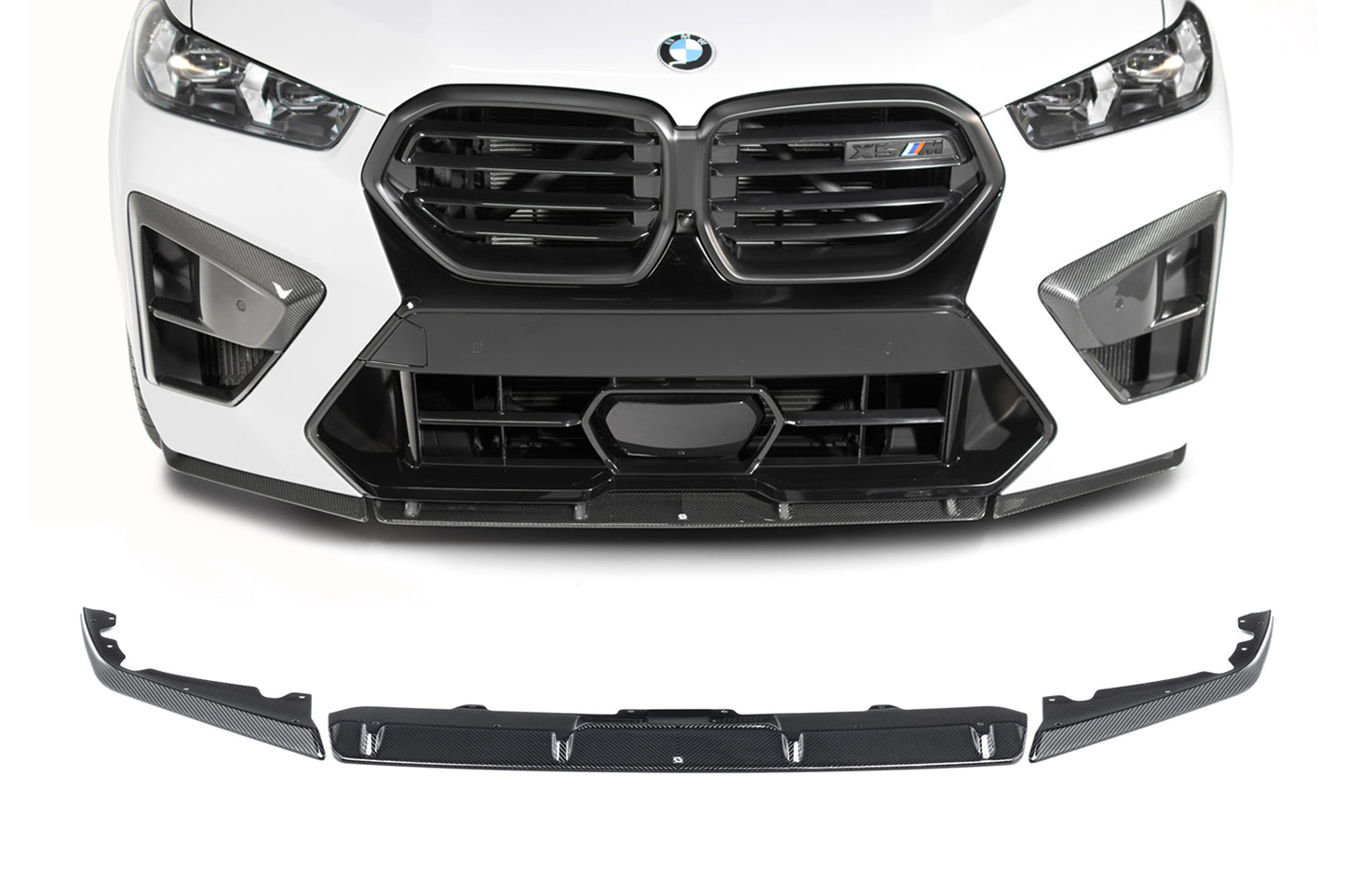 BMW M5 (F90) LCI Frontsplitter van Koolstofvezel